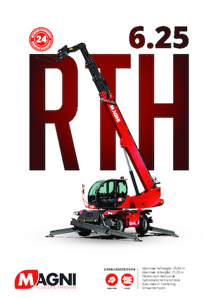 Rotirajući teleskopski utovarivači MAGNI RTH 6.25 SH
