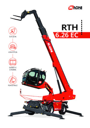 Rotirajući teleskopski utovarivači MAGNI RTH 6.26 EC