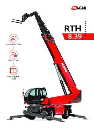Rotirajući teleskopski utovarivači MAGNI RTH 8.39