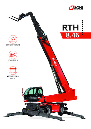 Rotirajući teleskopski utovarivači MAGNI RTH 8.46