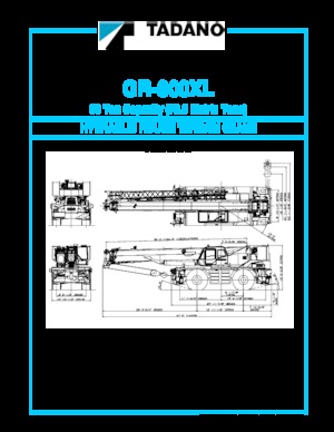 Dizalice za neravne terene Tadano GR-800XL