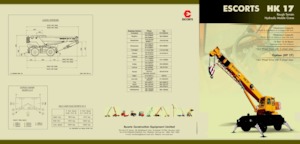 Dizalice za neravne terene Escorts HK 17