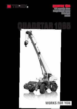 Dizalice za neravne terene TEREX CRANES Quadstar 1065
