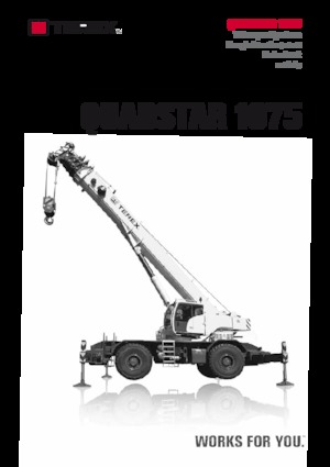 Dizalice za neravne terene TEREX CRANES Quadstar 1075