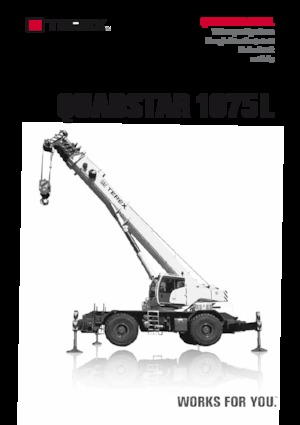 Dizalice za neravne terene TEREX CRANES Quadstar 1075L