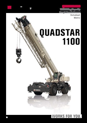 Dizalice za neravne terene TEREX CRANES Quadstar 1100