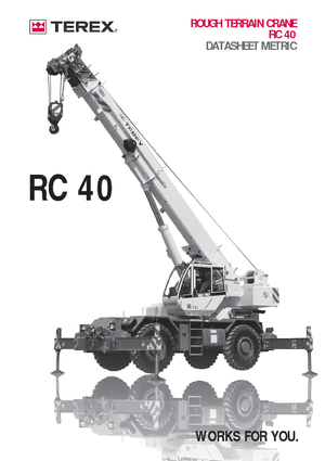 Dizalice za neravne terene Terex Bendini RC 40 (4x4x4)