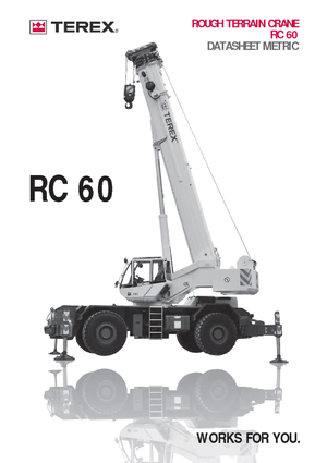 Dizalice za neravne terene Terex Bendini RC 60  (4x4x4)