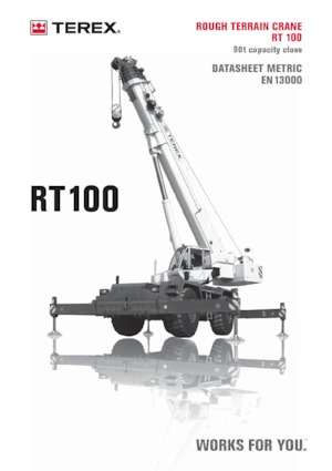 Dizalice za neravne terene TEREX CRANES RT 100