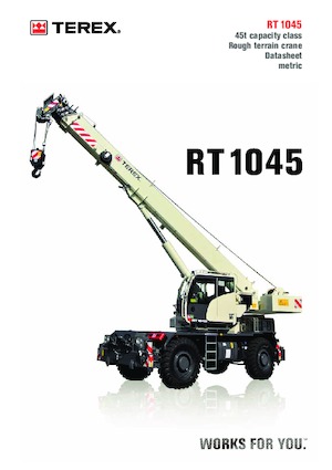 Dizalice za neravne terene TEREX CRANES RT 1045