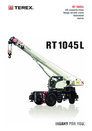 Dizalice za neravne terene TEREX CRANES RT 1045L