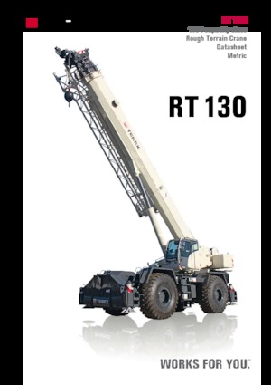Dizalice za neravne terene TEREX CRANES RT 130