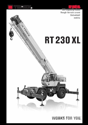 Dizalice za neravne terene TEREX CRANES RT 230 XL