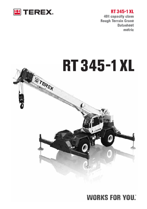 Dizalice za neravne terene Terex Bendini RT 345 XL