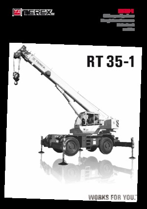 Dizalice za neravne terene TEREX CRANES RT 35-1