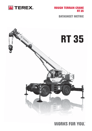 Dizalice za neravne terene Terex Bendini RT 35