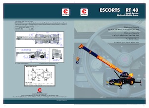 Dizalice za neravne terene Escorts RT-40
