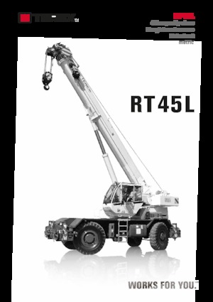 Dizalice za neravne terene TEREX CRANES RT 45L