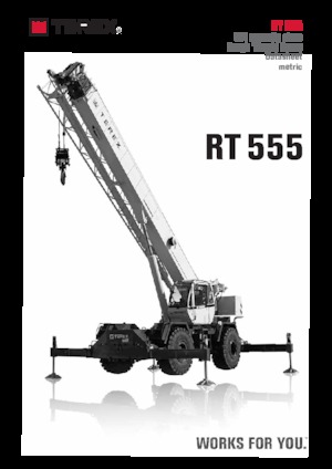 Dizalice za neravne terene TEREX CRANES RT 555