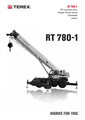 Dizalice za neravne terene Terex Bendini RT 780