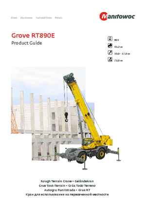 Dizalice za neravne terene Grove RT 890 E (4x4x4)