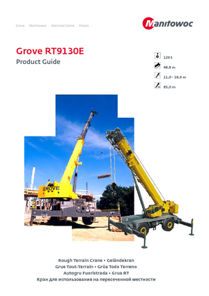 Dizalice za neravne terene Grove RT 9130 E (4x4x4)