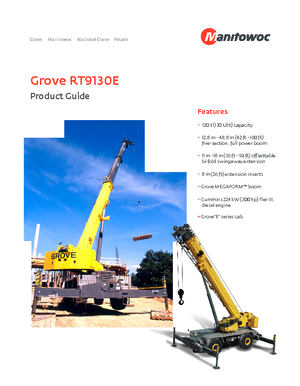 Dizalice za neravne terene Grove RT 9130 E (4x4x4)