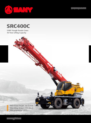 Dizalice za neravne terene Sany SRC400C