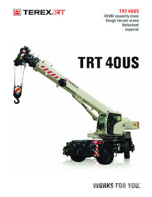 Dizalice za neravne terene TEREX CRANES TRT 40US