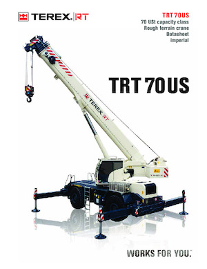 Dizalice za neravne terene TEREX CRANES TRT 70US