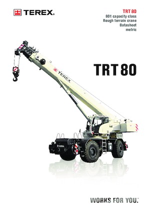 Dizalice za neravne terene TEREX CRANES TRT 80