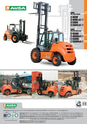 Viličari za neravne terene Ausa C 500 H