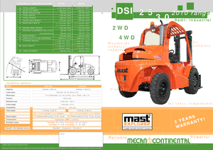 Viličari za neravne terene Mast Explorer H 30 DA