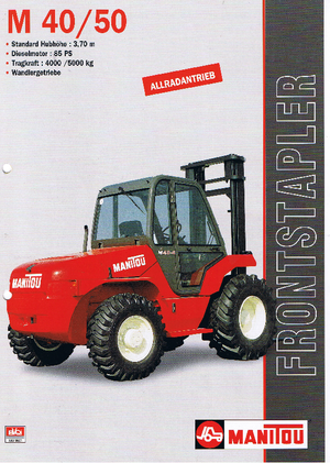 Viličari za neravne terene Manitou M 40.4