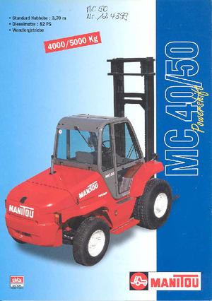 Viličari za neravne terene Manitou MC 40 CP