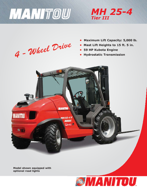 Viličari za neravne terene Manitou MH 25-4T Buggie