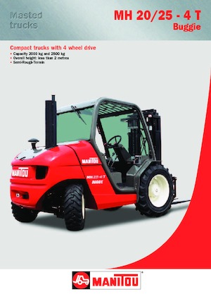 Viličari za neravne terene Manitou MH 20-4 T Buggie