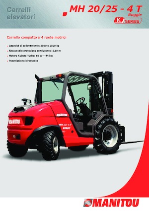 Viličari za neravne terene Manitou MH 20-4 T Buggie