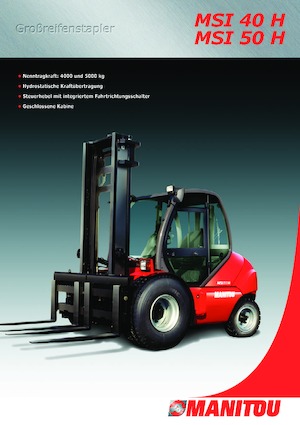 Viličari za neravne terene Manitou MSI 50 H
