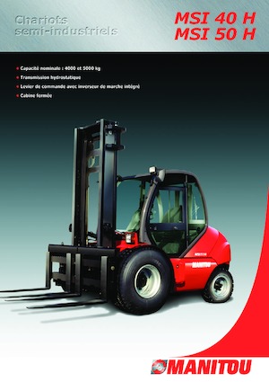 Viličari za neravne terene Manitou MSI 50 H