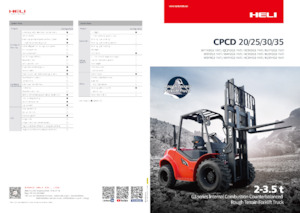 Viličari za neravne terene Heli CPCD25