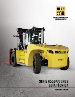 Viličari za neravne terene Hyster H550HDS