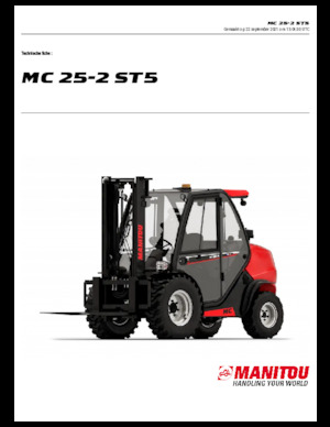 Viličari za neravne terene Manitou MC 25-2