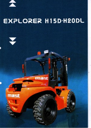 Viličari za neravne terene Mast Explorer H 20 DL