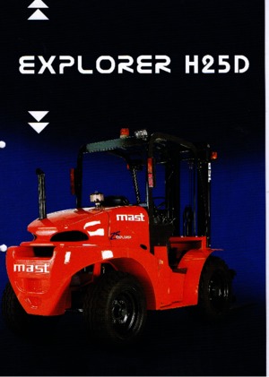 Viličari za neravne terene Mast Explorer H 25 D