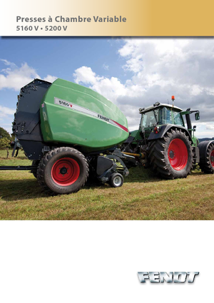 Balirke za okrugle bale Fendt 5160 V Rotor