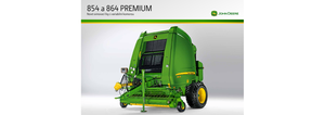 Balirke za okrugle bale John Deere 854 Premium