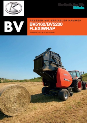 Balirke za okrugle bale Kubota BV5160 SC 14