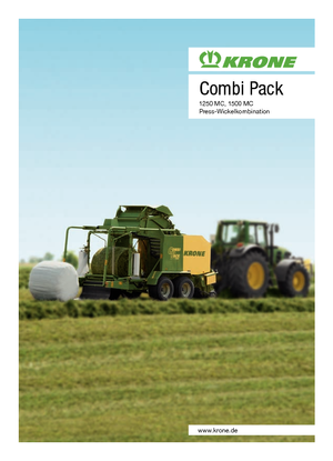 Balirke za okrugle bale Krone Combi Pack 1250 MC