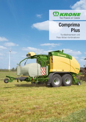 Balirke za okrugle bale Krone Comprima F 155 XC Plus 